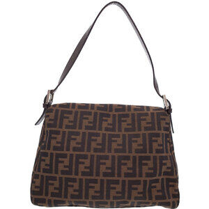 Fendi Zucca Semi Bucket Mamma Shoulder Bag